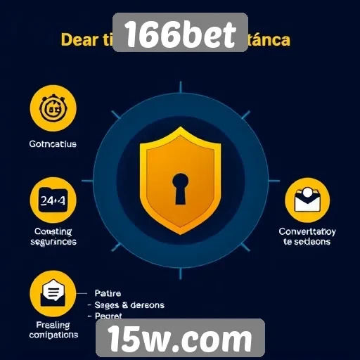 Recursos de segurança disponíveis na plataforma 166bet